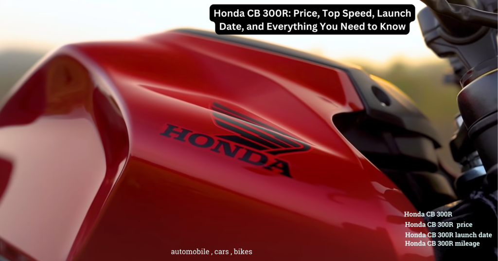Honda CB 300R price