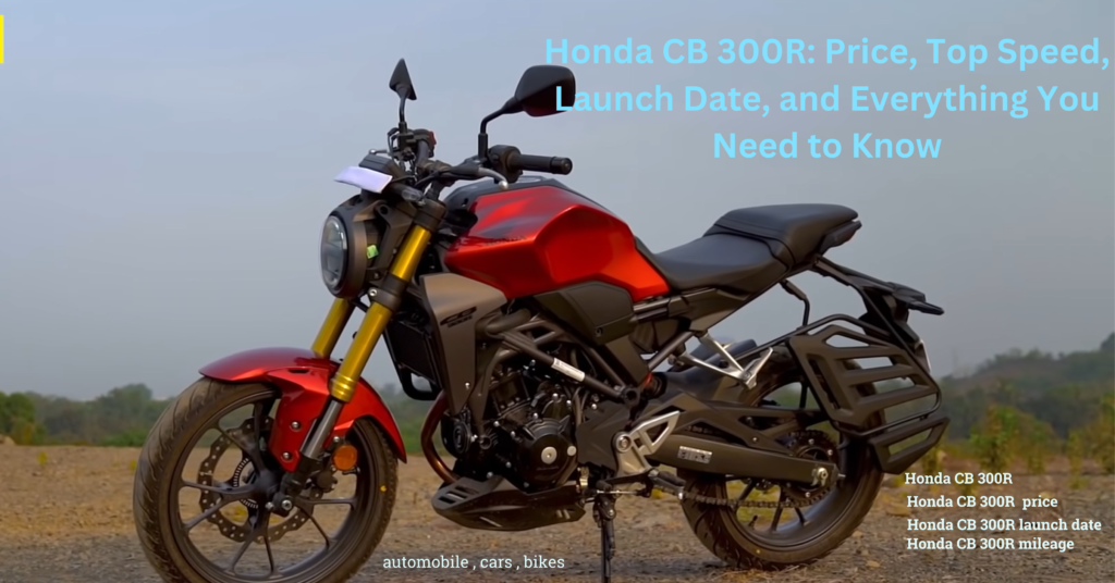 Honda CB 300R front view with Neo Sports Café design.